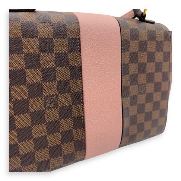 Bondstreet Top Handle Bag Brown in Coated Canvas, Gold hardware - Image 13