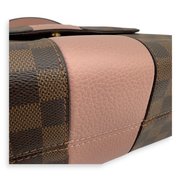 Bondstreet Top Handle Bag Brown in Coated Canvas, Gold hardware - Image 15