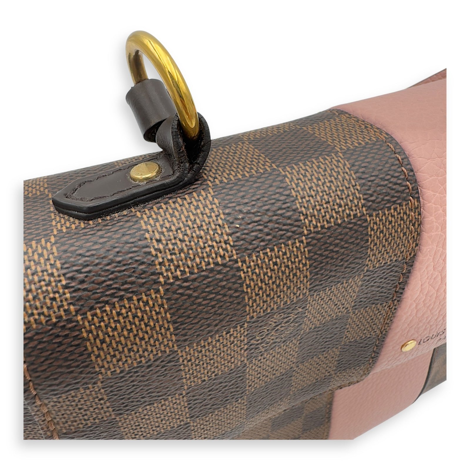 Bondstreet Top Handle Bag Brown in Coated Canvas, Gold hardware - Image 16