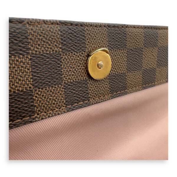 Bondstreet Top Handle Bag Brown in Coated Canvas, Gold hardware - Image 24