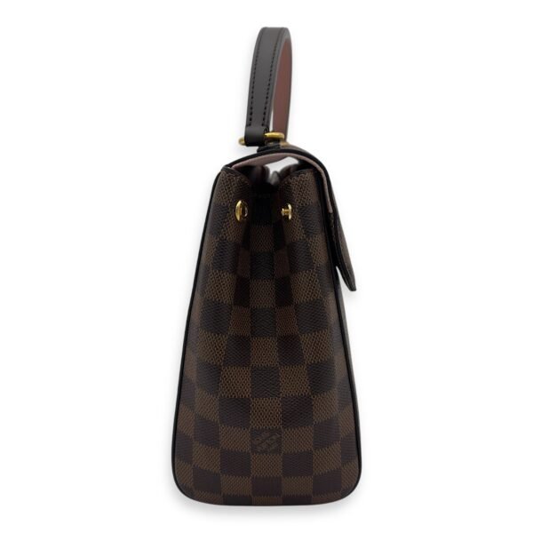 Bondstreet Top Handle Bag Brown in Coated Canvas, Gold hardware - Image 3