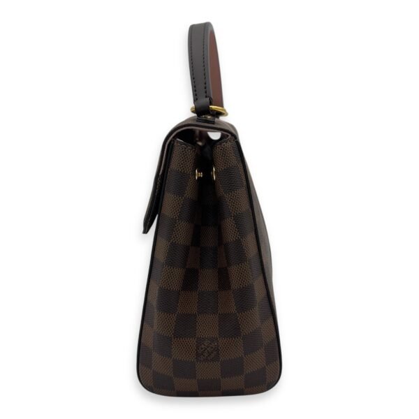 Bondstreet Top Handle Bag Brown in Coated Canvas, Gold hardware - Image 4