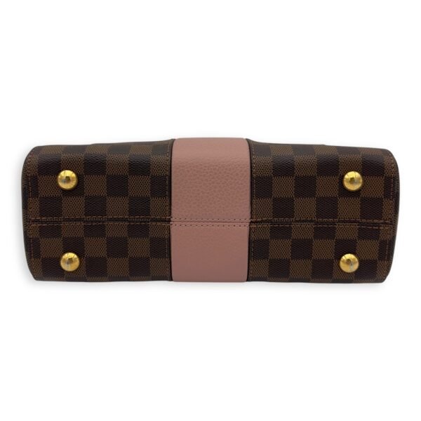 Bondstreet Top Handle Bag Brown in Coated Canvas, Gold hardware - Image 5