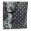 Chapman Brothers Tote Bag Blue in Coated Canvas, Silver hardware - Image 18