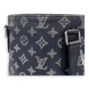 Chapman Brothers Tote Bag Blue in Coated Canvas, Silver hardware - Image 19