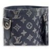 Chapman Brothers Tote Bag Blue in Coated Canvas, Silver hardware - Image 25