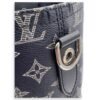 Chapman Brothers Tote Bag Blue in Coated Canvas, Silver hardware - Image 26