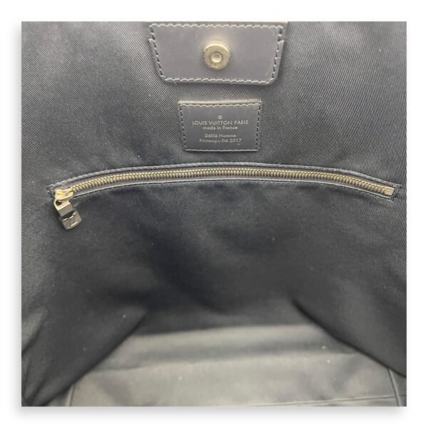 Chapman Brothers Tote Bag Blue in Coated Canvas, Silver hardware - Image 8