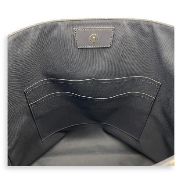 Chapman Brothers Tote Bag Blue in Coated Canvas, Silver hardware - Image 9