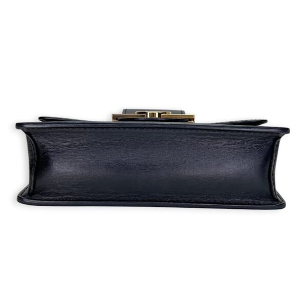Dauphine Black Wallet on Chain in Jacquard, Gold hardware - Image 5