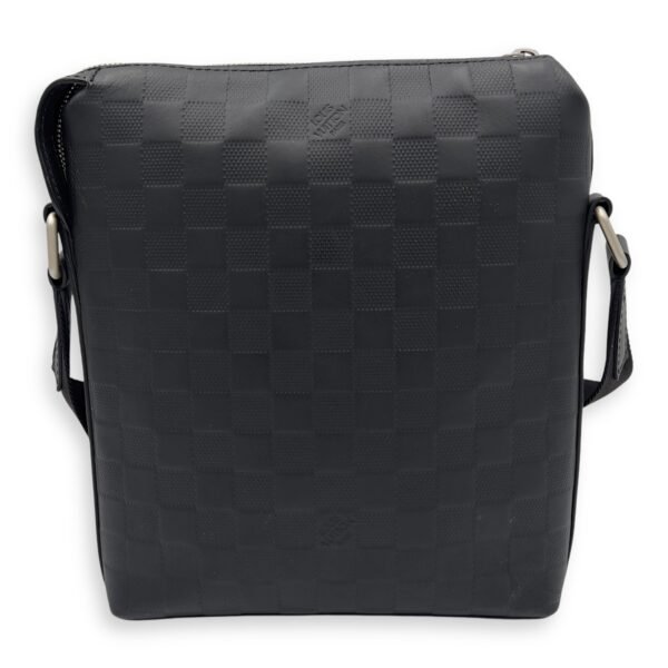 Discovery Messenger Black in Calfskin, Silver hardware - Image 2