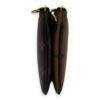 Double Zip Reverse Crossbody Bag Brown in Coated Canvas, Gold hardware - Image 3