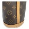 Duffle Brown Bucket Bag in Monogram Coated Canvas, Gold hardware - Image 8