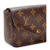 Felicie Strap and Go Brown Crossbody Bag in Monogram Coated Canvas, Gold hardware - Image 15