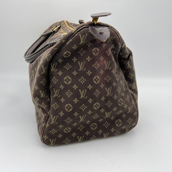 Idylle Monogram 30 Brown Top Handle Bag in Canvas, Gold hardware - Image 2
