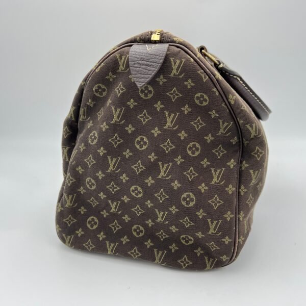 Idylle Monogram 30 Brown Top Handle Bag in Canvas, Gold hardware - Image 3