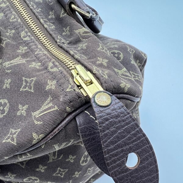 Idylle Monogram 30 Brown Top Handle Bag in Canvas, Gold hardware - Image 6