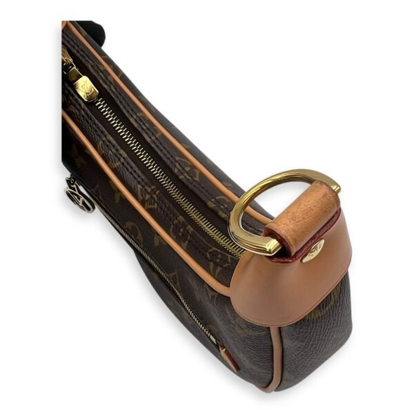 Loop Shoulder Bag Brown in Monogram Coated Canvas, Gold hardware - Image 10