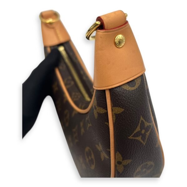 Loop Shoulder Bag Brown in Monogram Coated Canvas, Gold hardware - Image 11