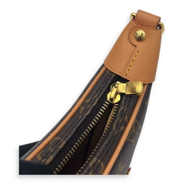 Loop Shoulder Bag Brown in Monogram Coated Canvas, Gold hardware - Image 13