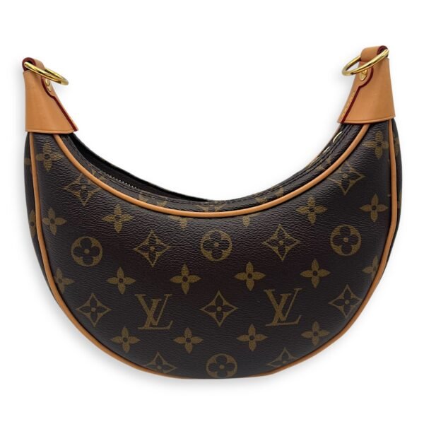Loop Shoulder Bag Brown in Monogram Coated Canvas, Gold hardware - Image 2