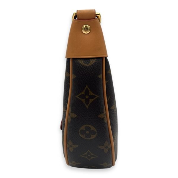 Loop Shoulder Bag Brown in Monogram Coated Canvas, Gold hardware - Image 3