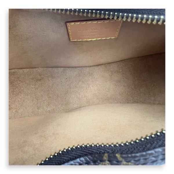 Loop Shoulder Bag Brown in Monogram Coated Canvas, Gold hardware - Image 6