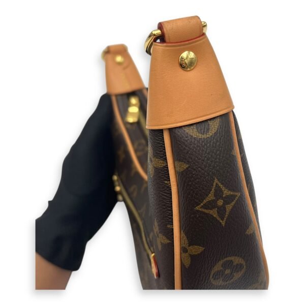 Loop Shoulder Bag Brown in Monogram Coated Canvas, Gold hardware - Image 9