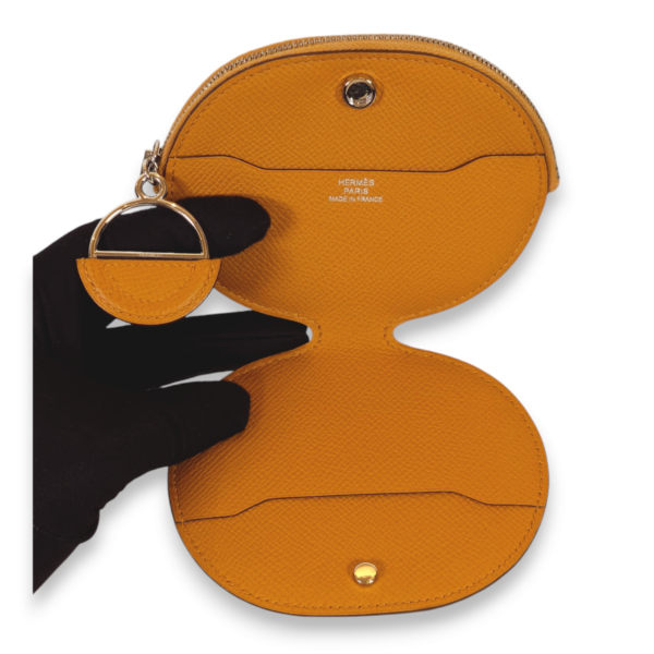 In-the-loop Mini Cardholder Sesame Card Holder in Epsom, Palladium hardware - Image 3