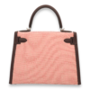 Kelly Leuddrile 28 Rouge Sellier/Ecru in Swift, Palladium hardware - Image 2
