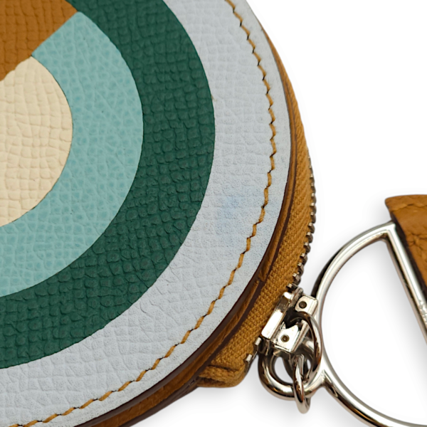 In-the-loop Mini Cardholder Sesame Card Holder in Epsom, Palladium hardware - Image 5