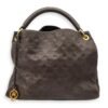 Artsy Shoulder Bag Brown in Monogram Empreinte Leather, Gold hardware