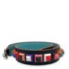 Studded Strap You Multi-colour Shoulder Strap in Calfskin, Silver hardware