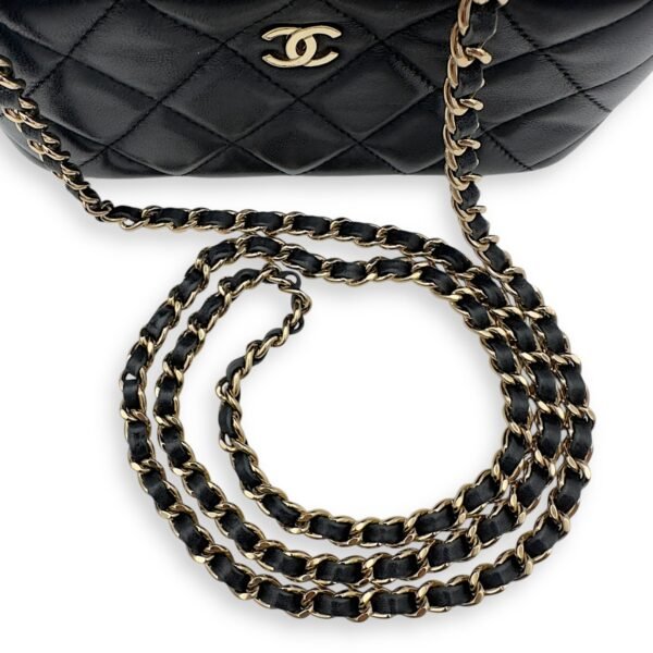 CC Vanity Bag Black in Lambskin, Gold hardware - Image 20