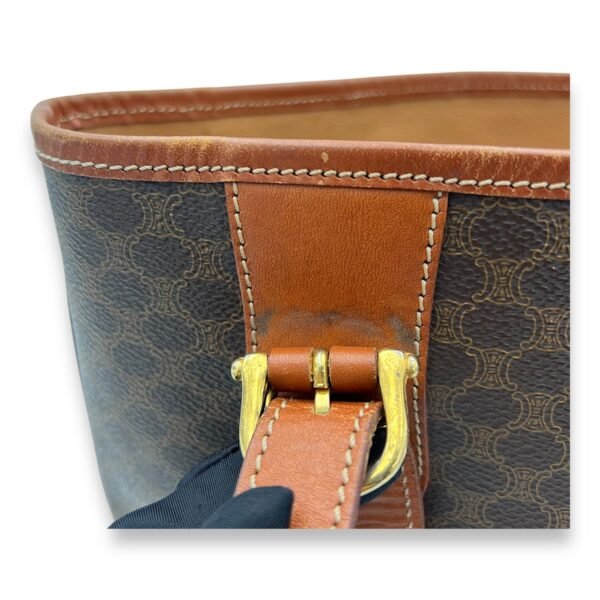 Macadam Tote Bag Brown in Coated Canvas, Gold hardware - Image 9