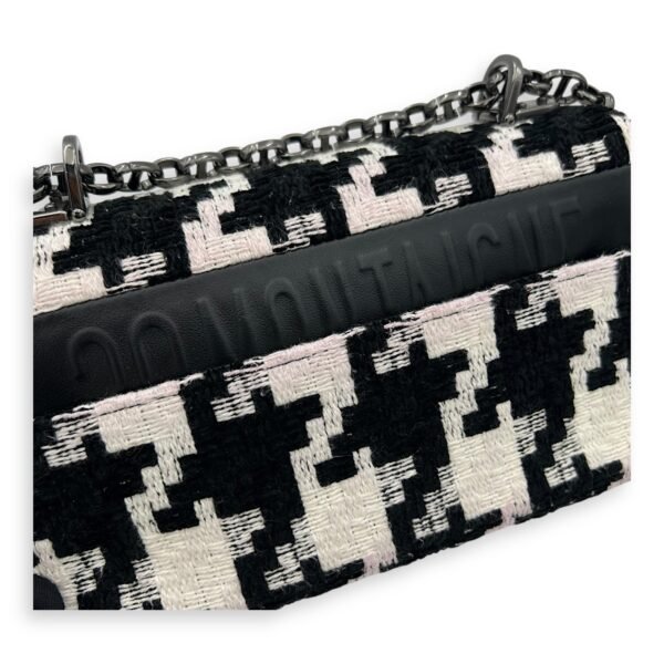 Caro Small Multi-colour Shoulder Bag in Tweed, Silver hardware - Image 11