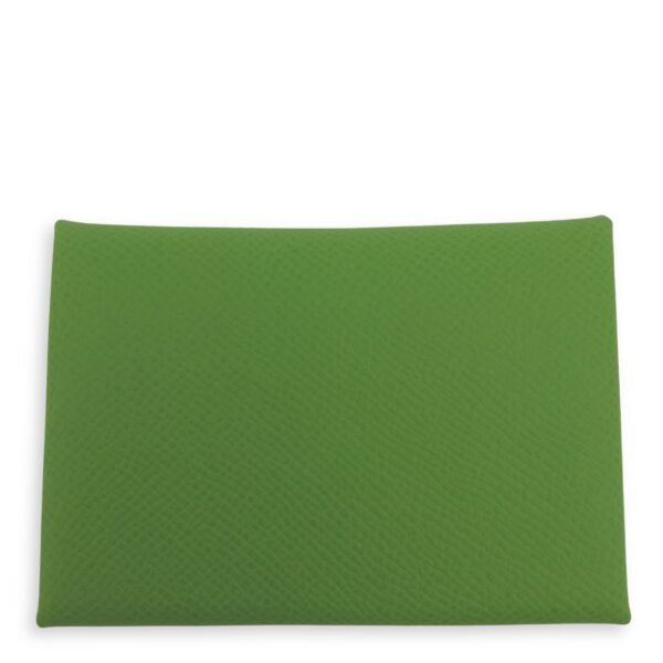 Calvi Duo Green in Calfskin, Silver hardware