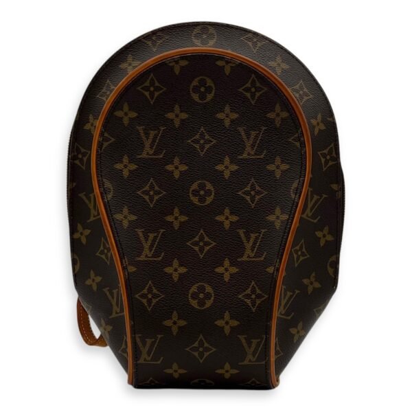 Ellipse Backpack Brown in Monogram Coated Canvas, Gold hardware