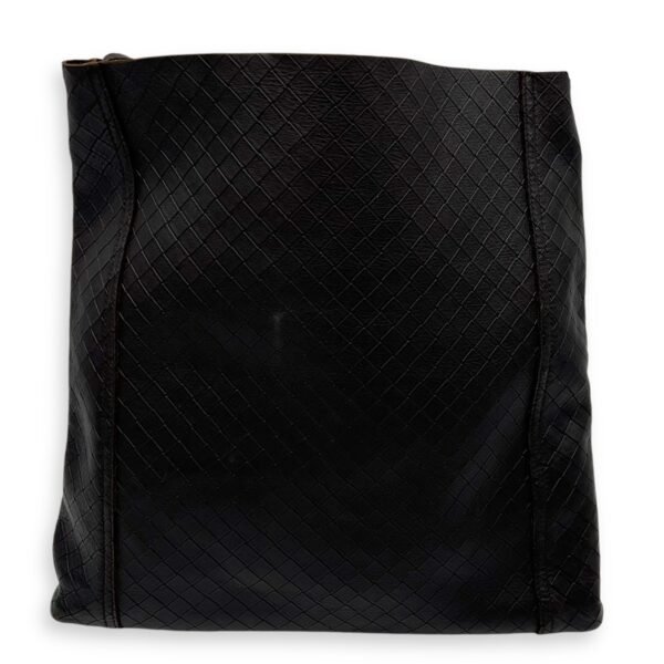Intrecciato Brown Crossbody Bag in Lambskin, Gunmetal hardware