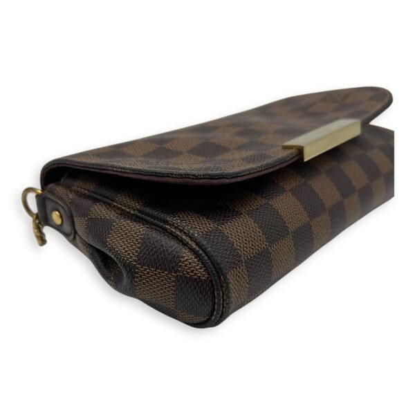 Favourite Damier Ebene Crossbody Bag in Coated Canvas, Gold hardware - Image 8