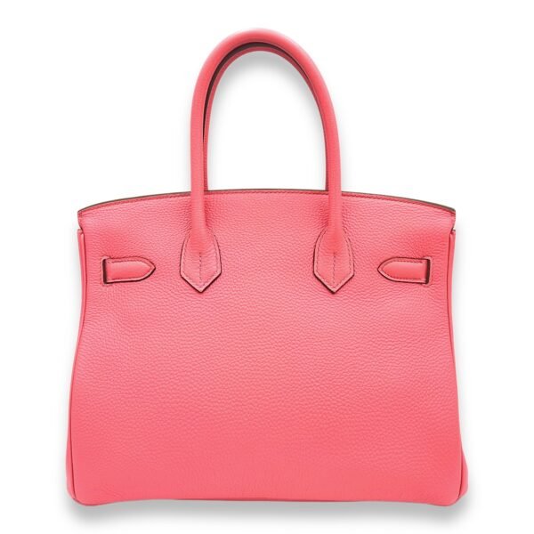 Birkin 30 Rose Lipstick in Togo, Palladium hardware - Image 2