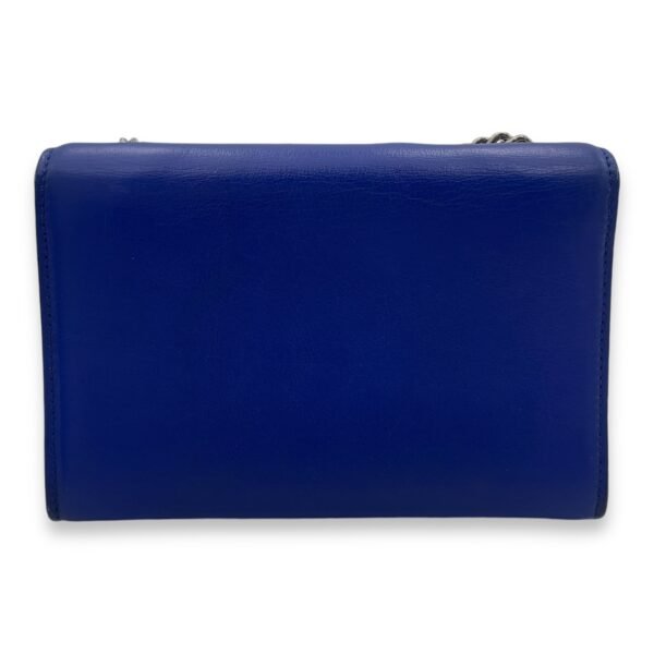 Kate Crossbody Bag Blue in Calfskin, Silver hardware - Image 2