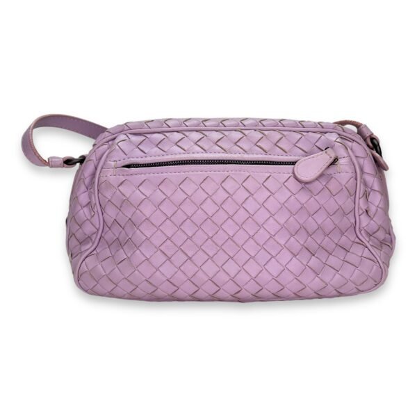 Messenger Crossbody bag in Intrecciato leather, Gunmetal Hardware - Image 2