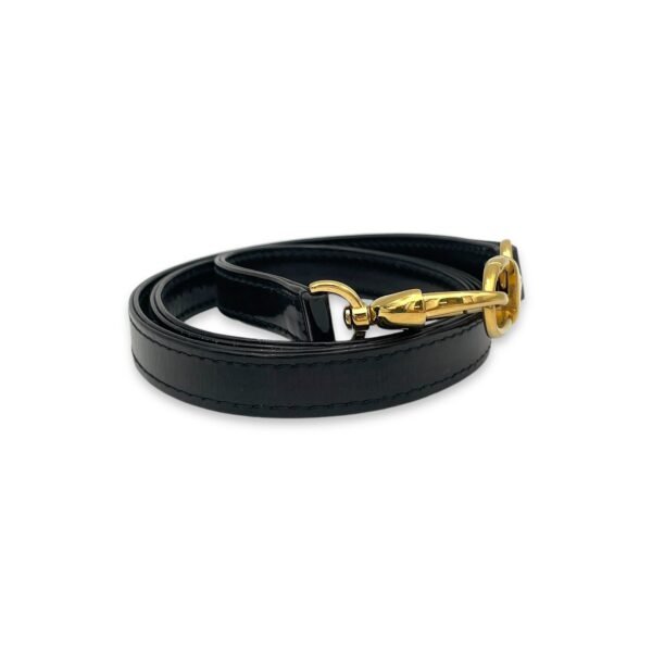 Lady Dior Medium Black Top Handle Bag in Patent Leather, Gold hardware - Image 12