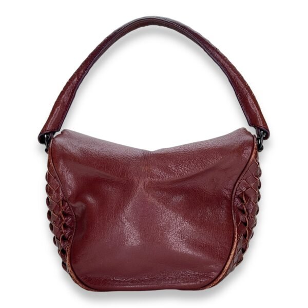 Intrecciato Shoulder bag in Calfskin, Gunmetal Hardware - Image 2