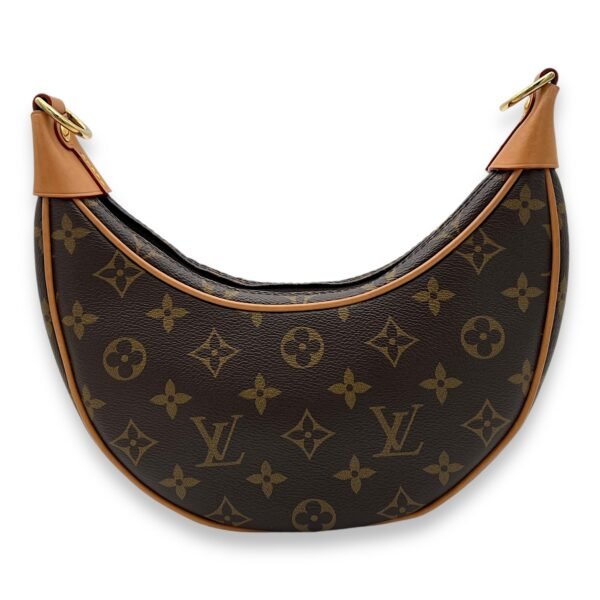 Loop Shoulder Bag Brown in Monogram Coated Canvas, Gold hardware - Image 2