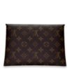 Kirigami Pouch Brown in Monogram Coated Canvas, Gold hardware - Image 2