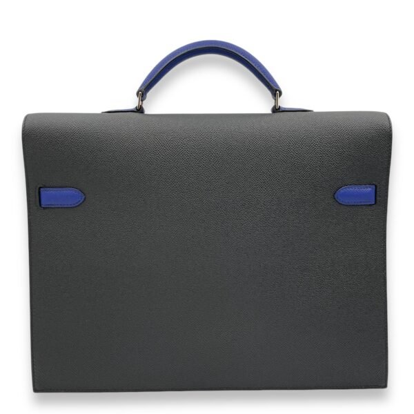 HSS Kelly Depeches 34 Black/Blue Electric in Epsom, Palladium hardware - Image 2