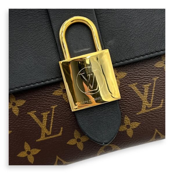 Locky BB Brown Top Handle Bag in Monogram Coated Canvas, Gold hardware - Image 7