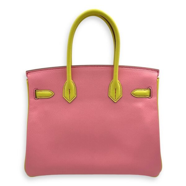 HSS Birkin 30 Rose Confetti/ Lime in Chevre Mysore, Gold hardware - Image 2